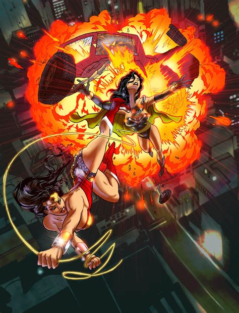 Wonder Woman vs. Superwoman by timothylaskey on DeviantArt