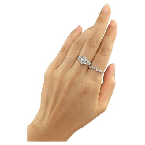 Customizable Pie Cut Diamond Ring, Illusion Diamond Ring, Oval Diamond Ring, Unique Engagemen ...