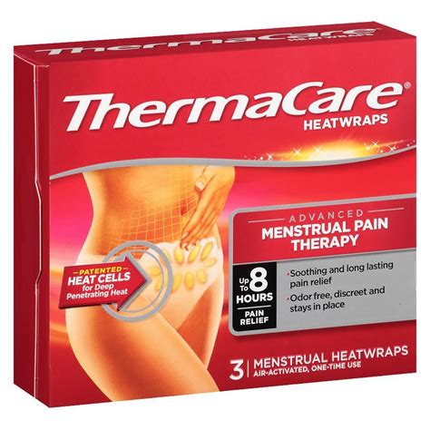 ThermaCare Heatwraps Air-Activated Advanced Menstrual Pain Therapy What ...