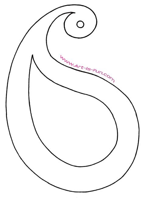 How To Draw Paisley Designs