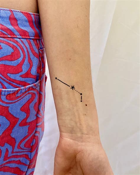 Aries Star Constellation Tattoo