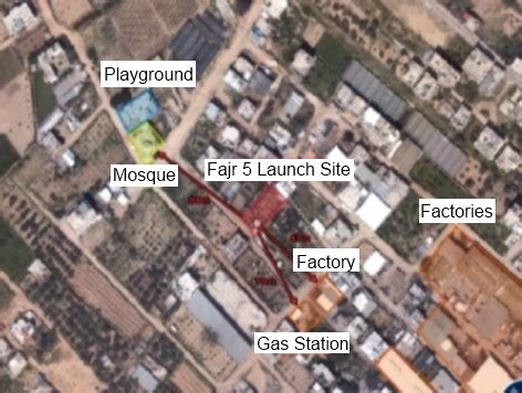 Hamas Put Rocket Launch Sites Next to Mosques, Children's Playground