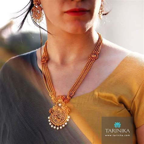 20 Grams Gold Necklace Designs in GRT Jewellers - South India Jewels ...