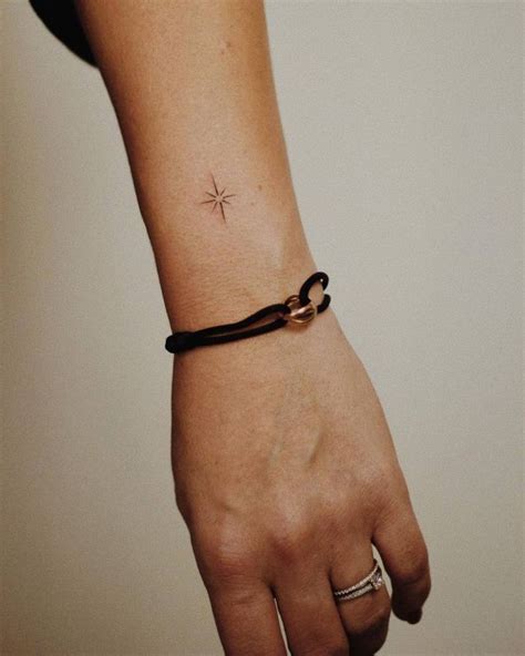 North star tattoo on the wrist | Star tattoos, North star tattoos, Tattoos