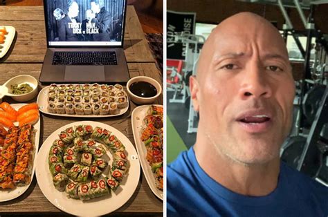 These Pictures Of The Rock's Epic "Cheat Meals" Make My Stomach Hurt