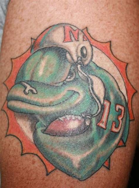 Trend Tattoos: Miami Dolphins Tattoos