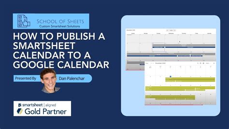 How to Create a Smartsheet Calendar and Publish It to Google Calendar | Smartsheet Tutorial ...