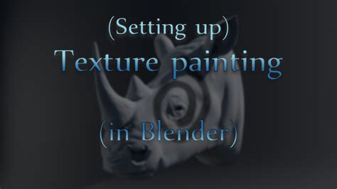 Quick tip: Texture Painting in Blender - BlenderNation