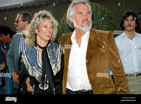 Kenny Rogers and wife Marianne Gordon, circa 1986. File Reference # 31780 505THA Stock Photo - Alamy