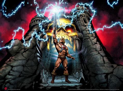 Official Masters Of The Universe poster "The Power Of Grayskull" by Axel Giménez - He-Man World