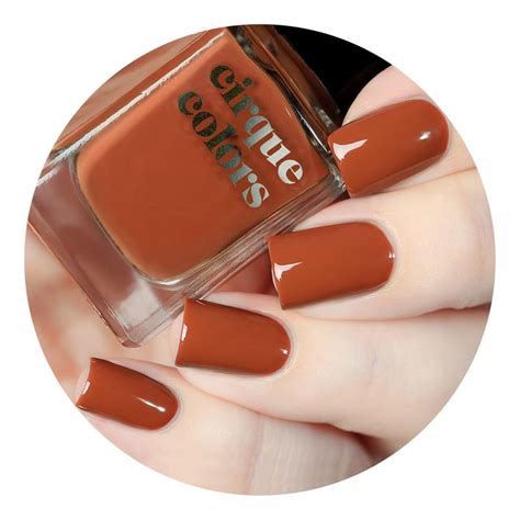 Burnt Orange Brown Vegan Nail Polish Pumpkin Creme Nails Bowery - Etsy | Esmalte de unhas, Unhas ...