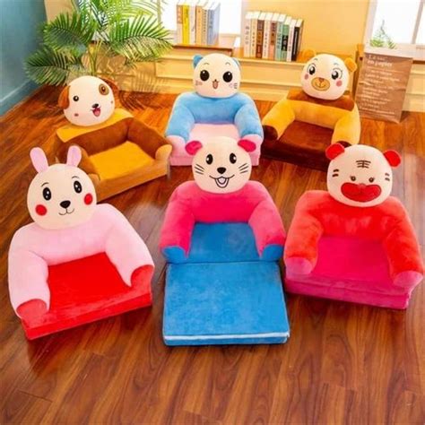 no filling small sofa cover kid furniture Children cartoon princess girl baby folding seat ...