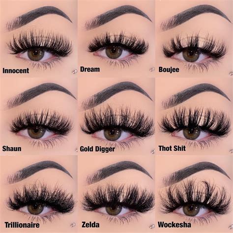 Mink Lashes Eyelashes Natural Minks Cosmetics Beauty Natural Extensions ...