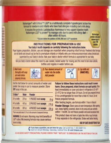 Enfamil Nutramigen Hypoallergenic Infant Formula Powder with Enflora LLG, 27.8 oz - QFC