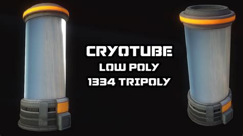 3D model Cryo Tube VR / AR / low-poly | CGTrader