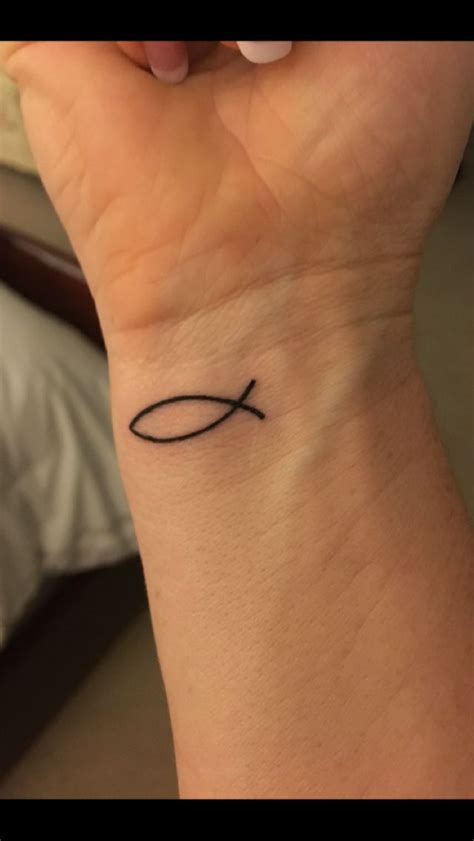 Ichthus fish on right wrist | Tattoos for guys badass, Christian fish ...