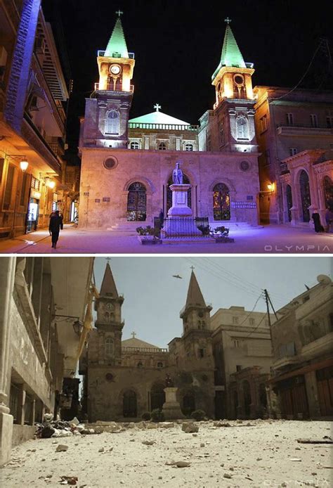 28 Before And After Photos That Show How War Devastated The Largest City In Syria | Viralscape