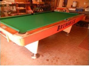 Brunswick 1960 Gold Crown One 9' Antique Pool Table