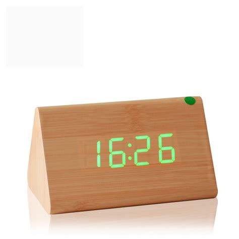 decorative table clocks Control Sensing Alarm Temp dual Display Electronic LED Clock Vintage ...