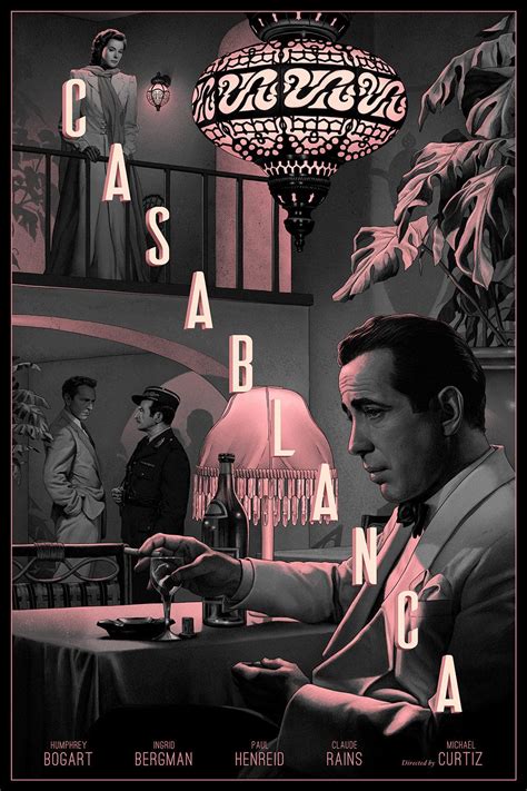 Casablanca (1942). Directed by Michael Curtiz. | Movie poster art ...