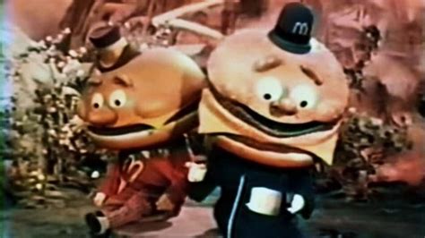 Mayor McCheese and Officer Big Mac in the first McDonaldland commercial entitled “McDONALDLAND ...