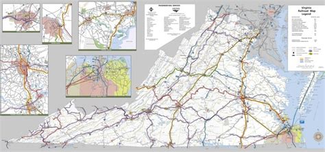 Virginia railroad map - Ontheworldmap.com