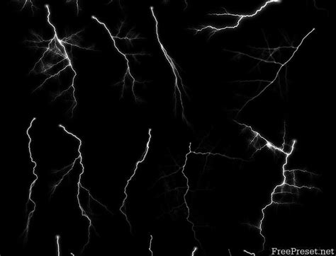 50 Lightning Photoshop Brushes - ABR