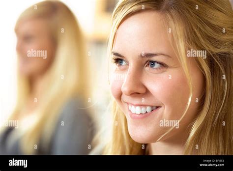 Two young Scandinavian women, Sweden Stock Photo - Alamy