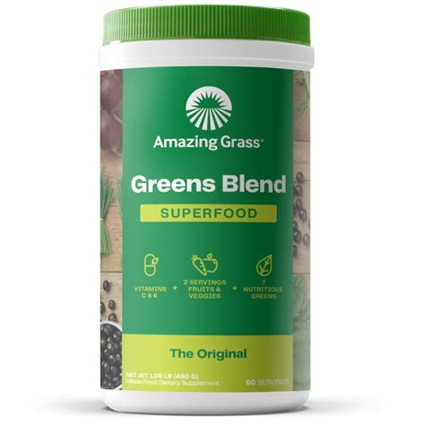 Amazing Grass Green SuperFood® Drink Powder Original -- 60 Servings - Vitacost