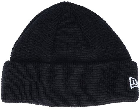 None Knit Black Short Beanie - New Era beanies - Hatstoreworld.com