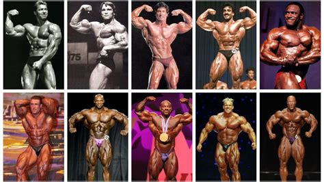 ALL-TIME MR. OLYMPIA WINNERS 1965-2016 - YouTube