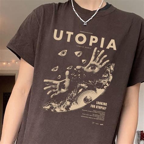 Utopia Merch Brown - Etsy