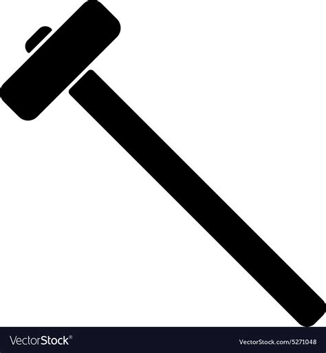 Sledgehammer icon symbol Royalty Free Vector Image