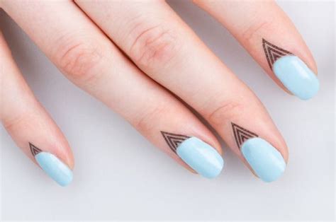 Cuticle Tattoos / A New Way To Dress Up Your Nails I Love Nails, How To ...