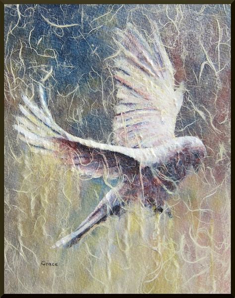 White Dove Original Painting Mixed Media 8x10 | Etsy