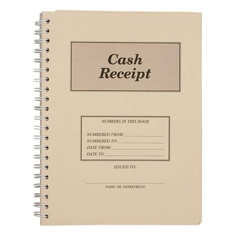 3-Part Cash Receipt Book - Receipts for Payments (Book of 200) - Walmart.com - Walmart.com