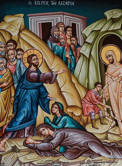 Edit free photo of The raising of lazarus,iconography,painting,church,orthodox - needpix.com