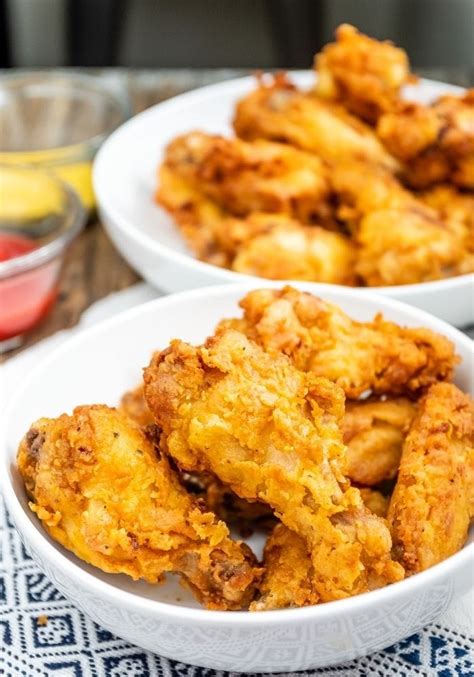 Mustard Fried Chicken Wings - 100K Recipes