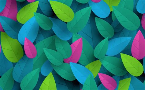 Download Colorful Artistic Leaf HD Wallpaper