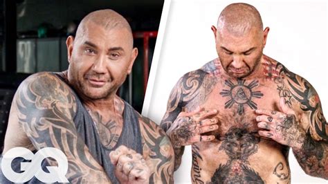 Dave Bautista Breaks Down His Tattoos | GQ - YouTube