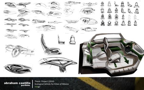 car design portfolio by Abraham Castillo at Coroflot.com