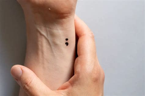 Semicolon Tattoo Meaning - Inkspired Magazine