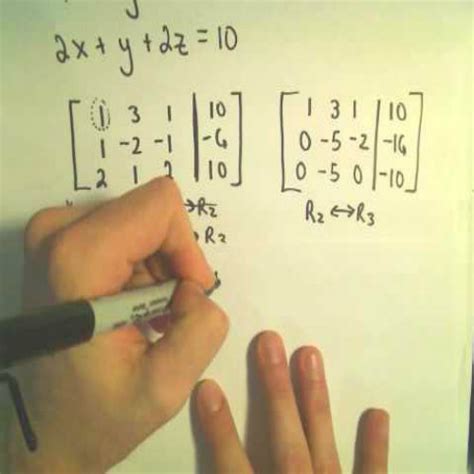 How to Solve Simultaneous Equations Using Matrices