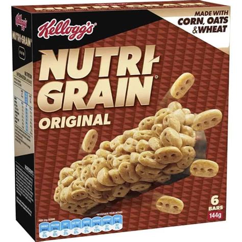 Buy Kelloggs Nutri-grain Original Cereal Snack Bars 5 pack Online ...