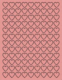 Pastel Pink - Heart Labels - Heart Stickers - 0.75" x 0.75" Heart | Candle stickers, Kraft ...