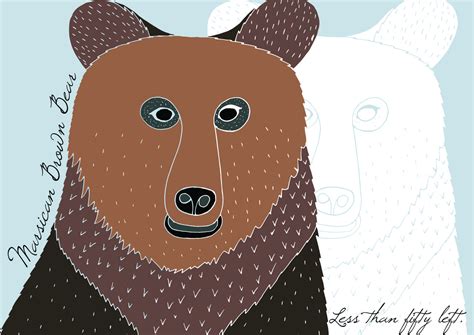 Moonlit Ink — Forever Extinct #4 Marsican Brown Bear (Ursus...