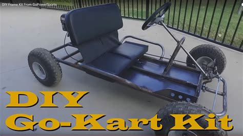 DIY Go Kart Kit Frame - YouTube