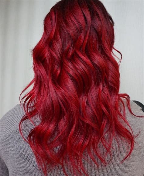 Crimson Red Hair