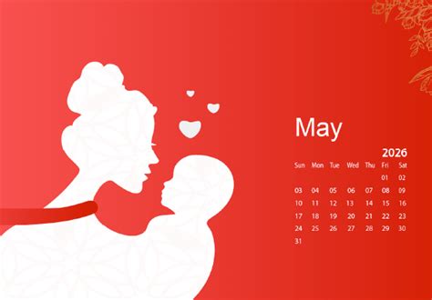 May 2026 Desktop Wallpaper Calendar - CalendarLabs