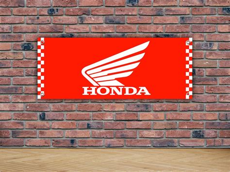 Honda Logo Banner Vinyl, Garage Sign,office or Showroom, Flag, Racing ...